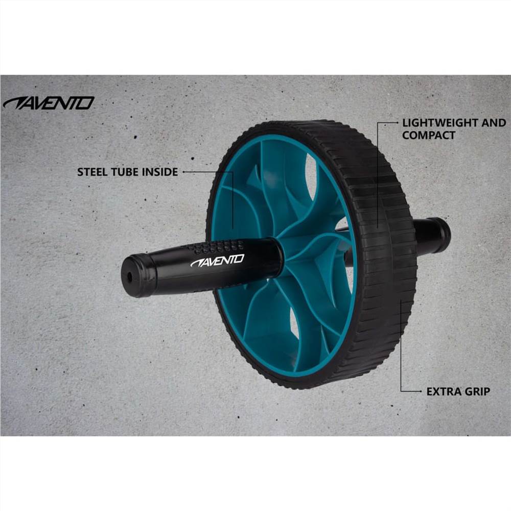 Avento Ab Roller Power Black and Blue 13 Avento Ab Roller Power Black and Blue