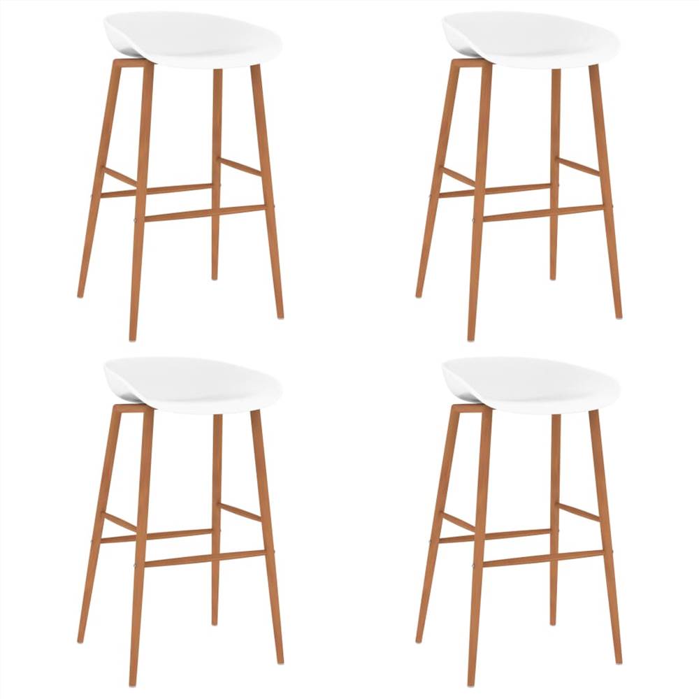 

Bar Chairs 4 pcs White