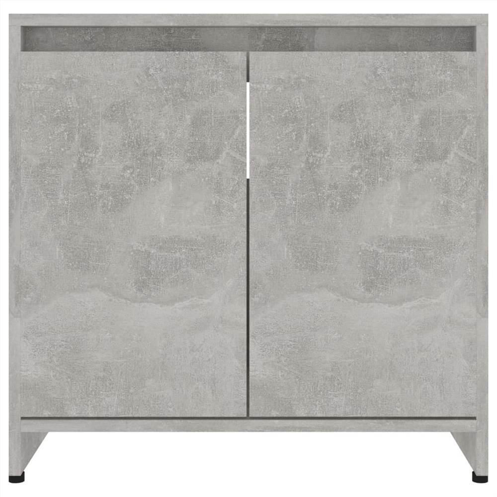 Bathroom Concrete Grey 60x33x58 cm Chipboard