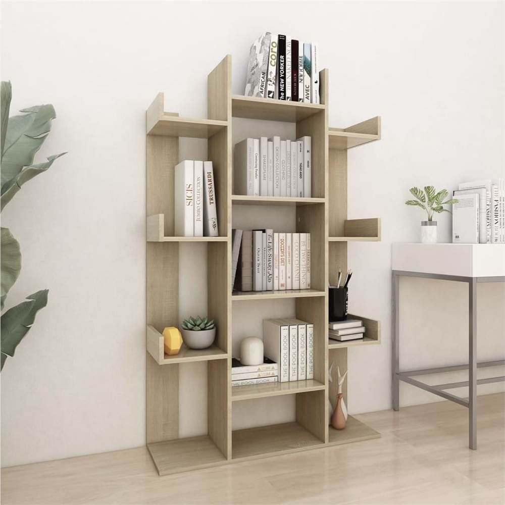

Book Cabinet Sonoma Oak 86x25.5x140 cm Chipboard