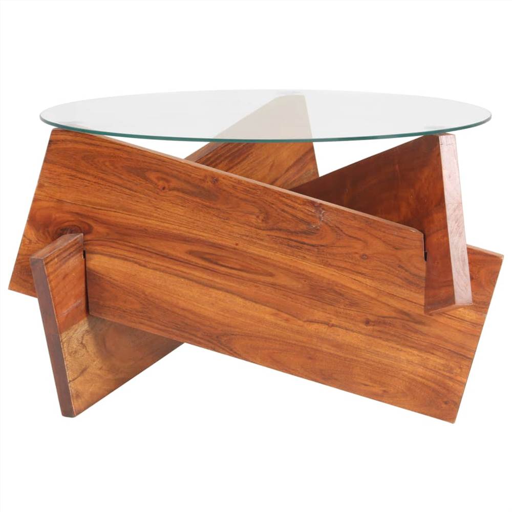Coffee Table 60 cm Solid Acacia Wood