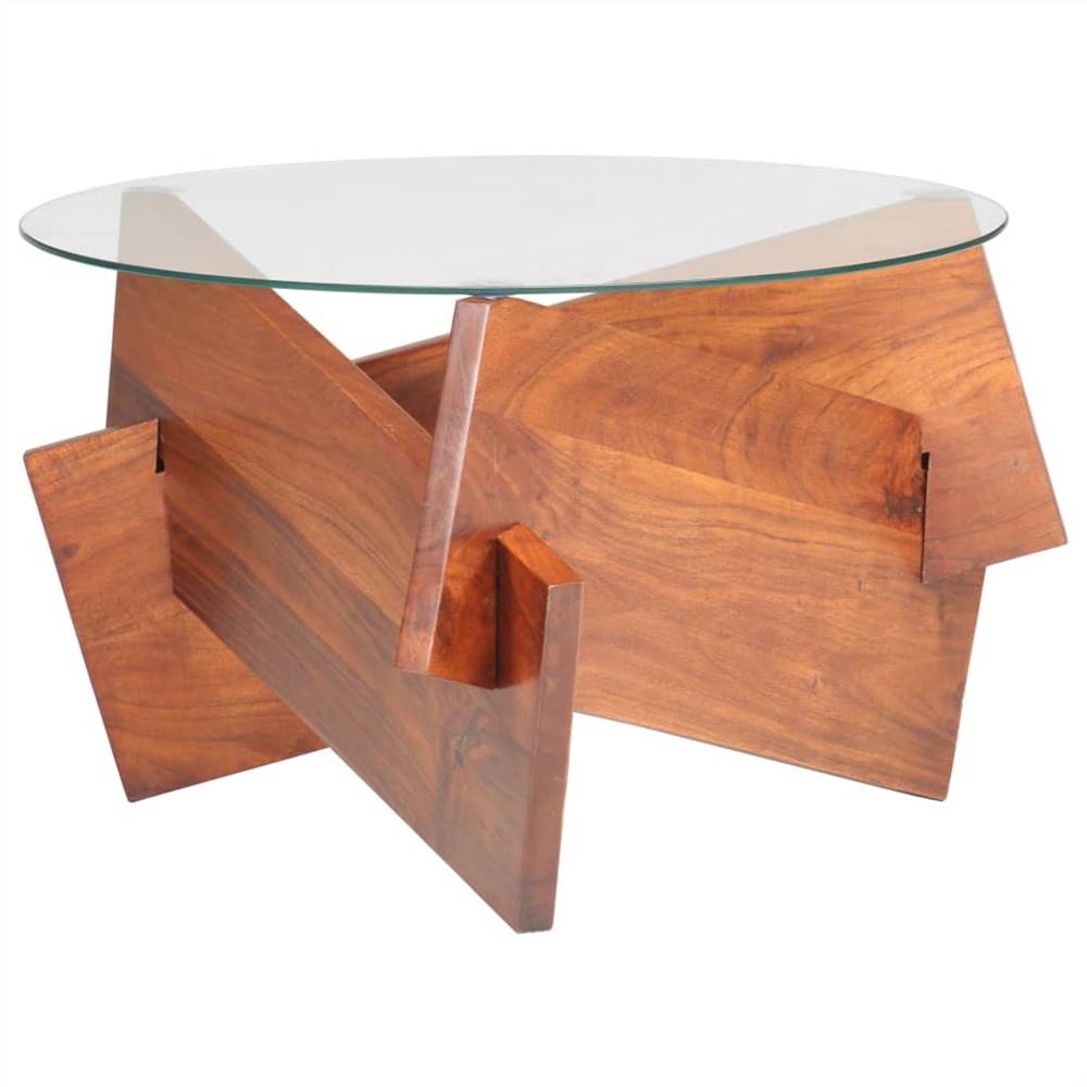 Coffee Table 60 cm Solid Acacia Wood