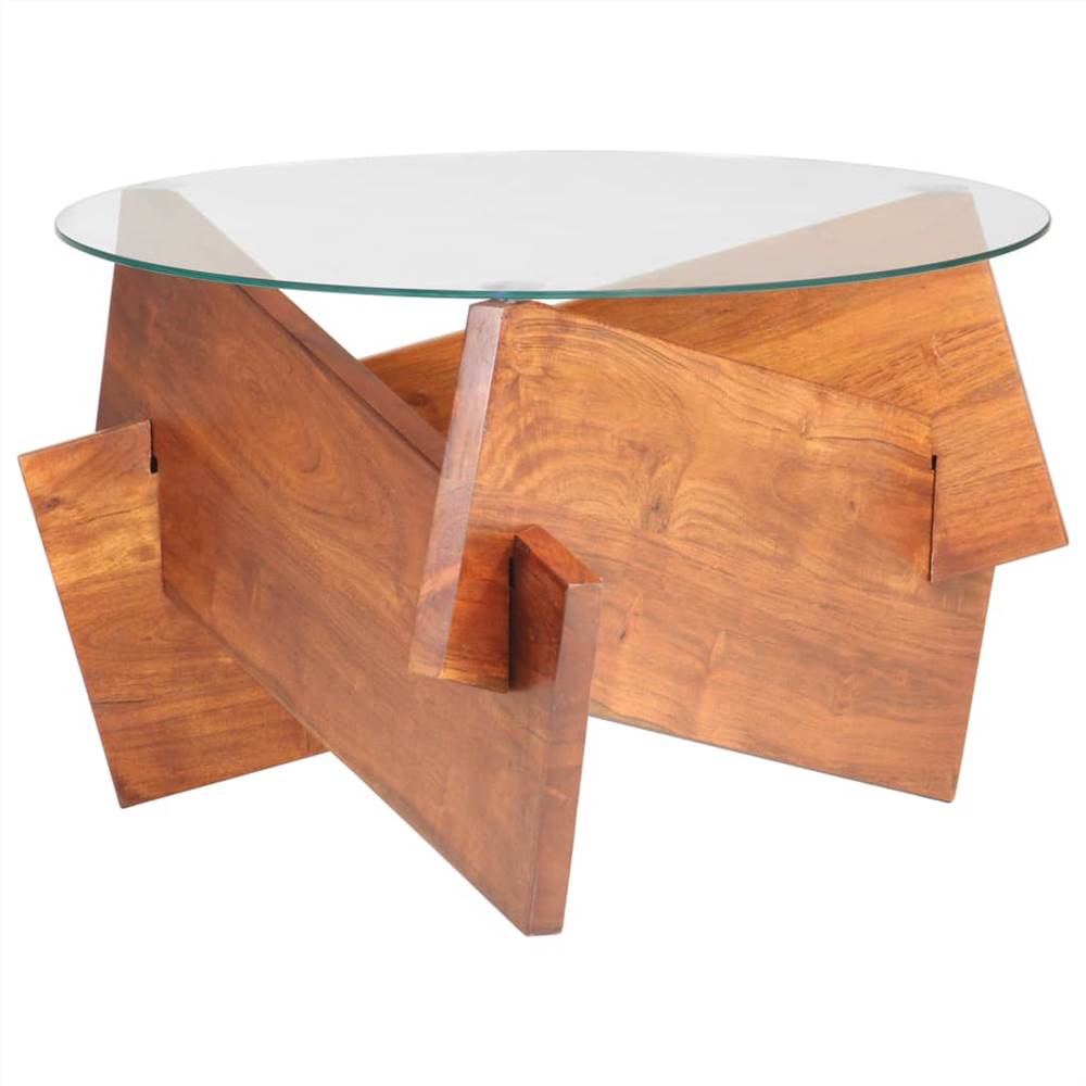 Coffee Table 60 cm Solid Acacia Wood