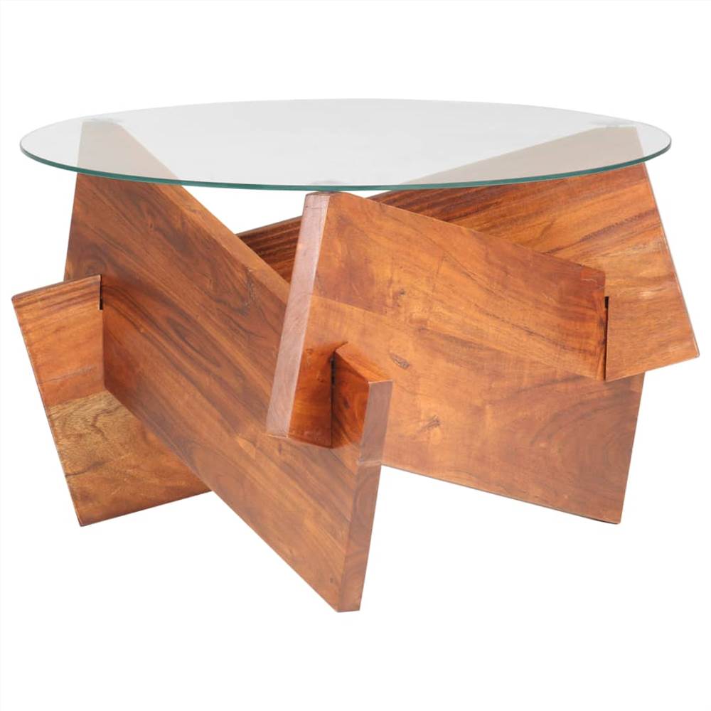 Coffee Table 60 cm Solid Acacia Wood