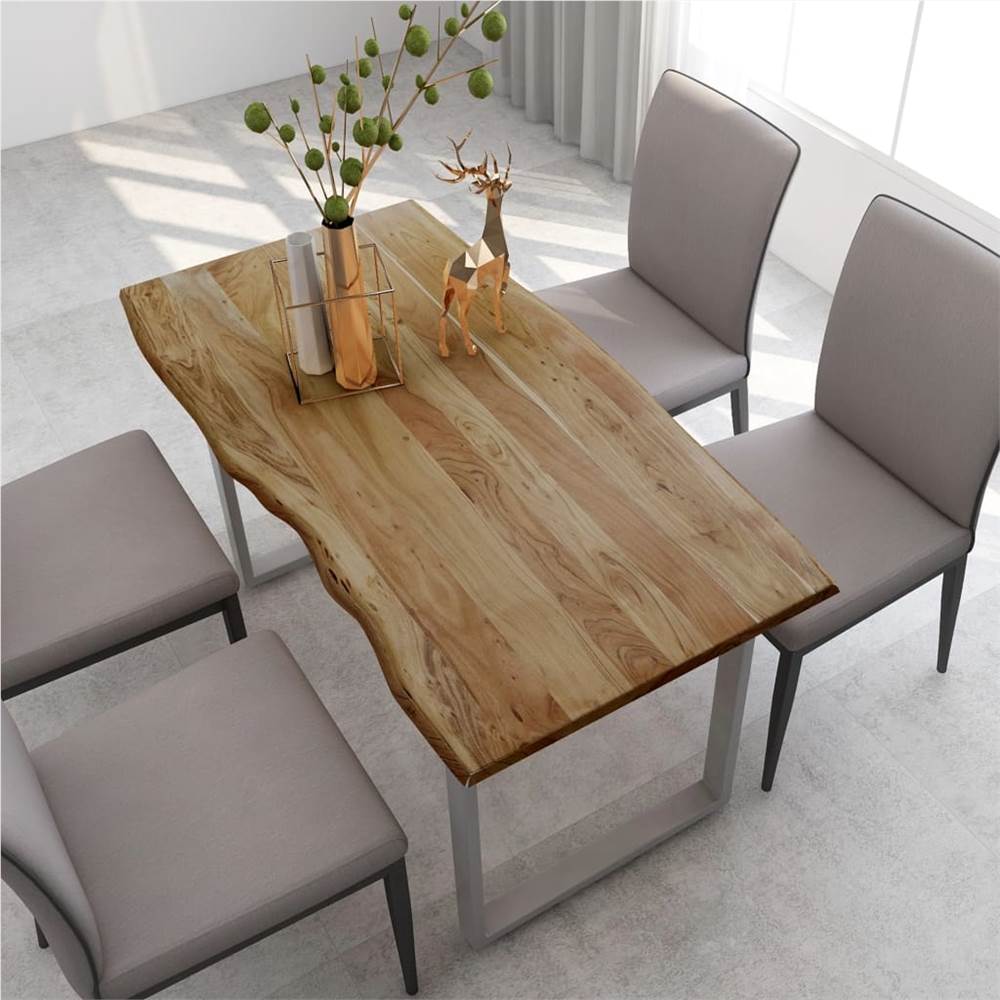 

Dining Table 140x70x76 cm Solid Acacia Wood