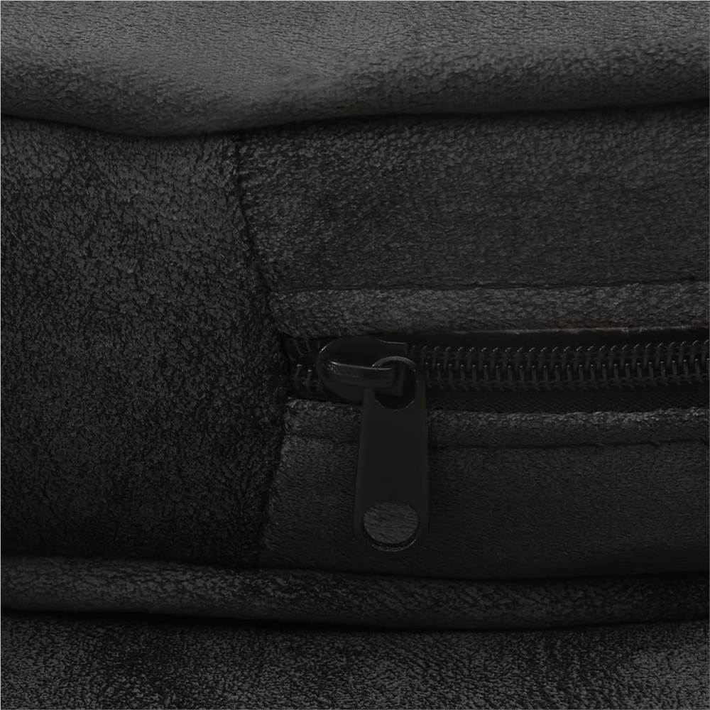 Dog Sofa Black 69x69x36 cm Plush