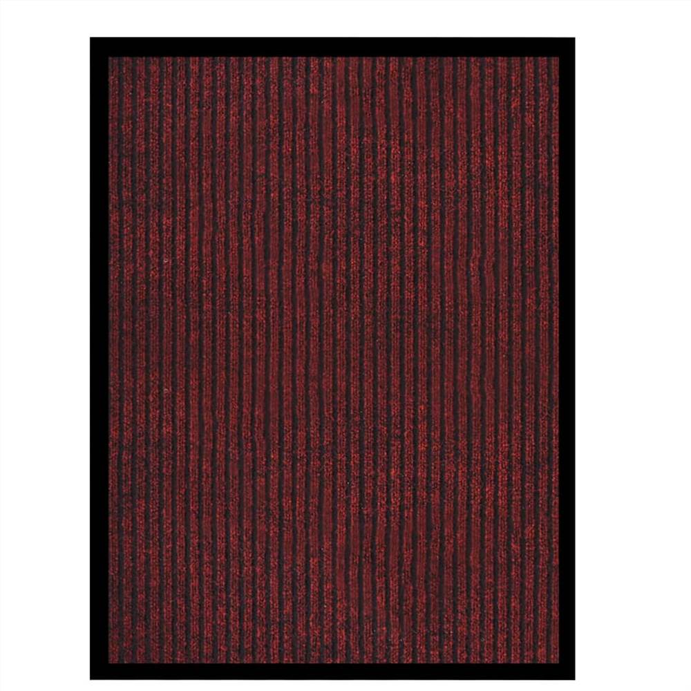 Lábtörlő Csíkos Piros 60x80 cm