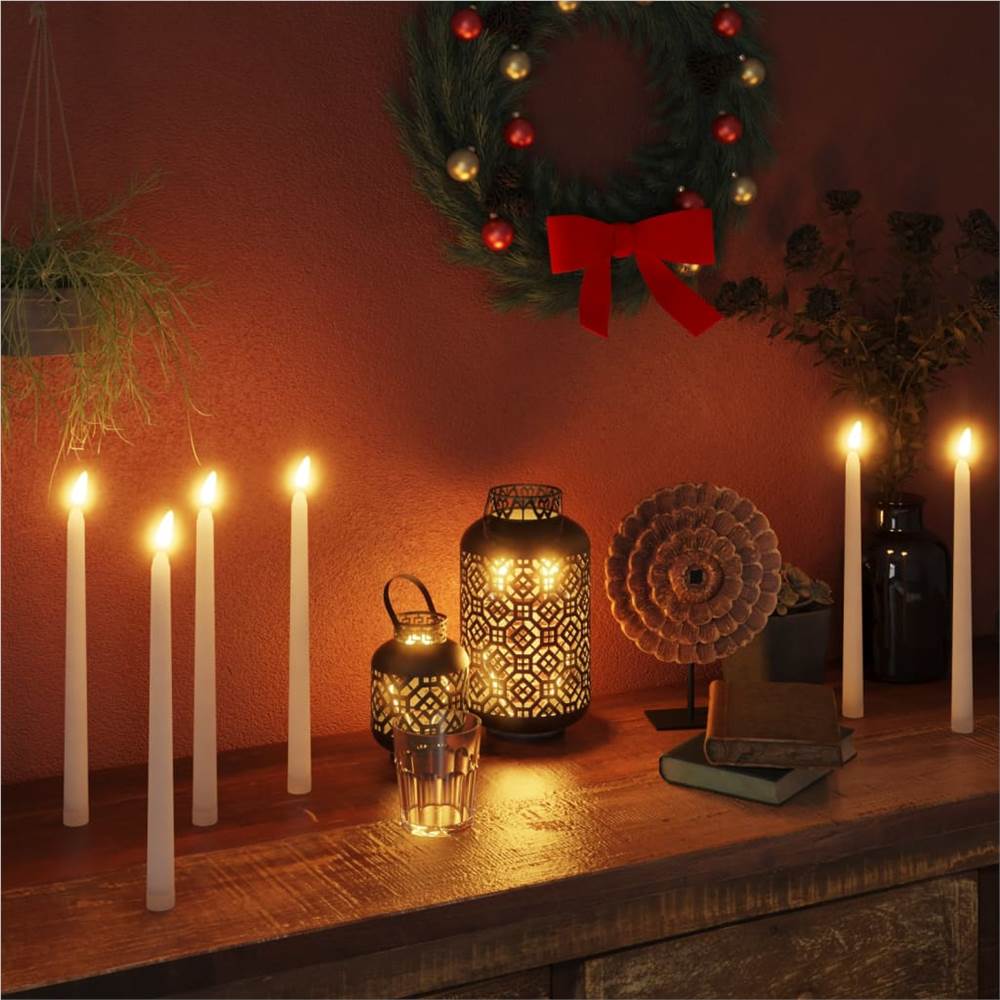 

Flameless Electric Dinner Light LED Candles 6 pcs Warm White