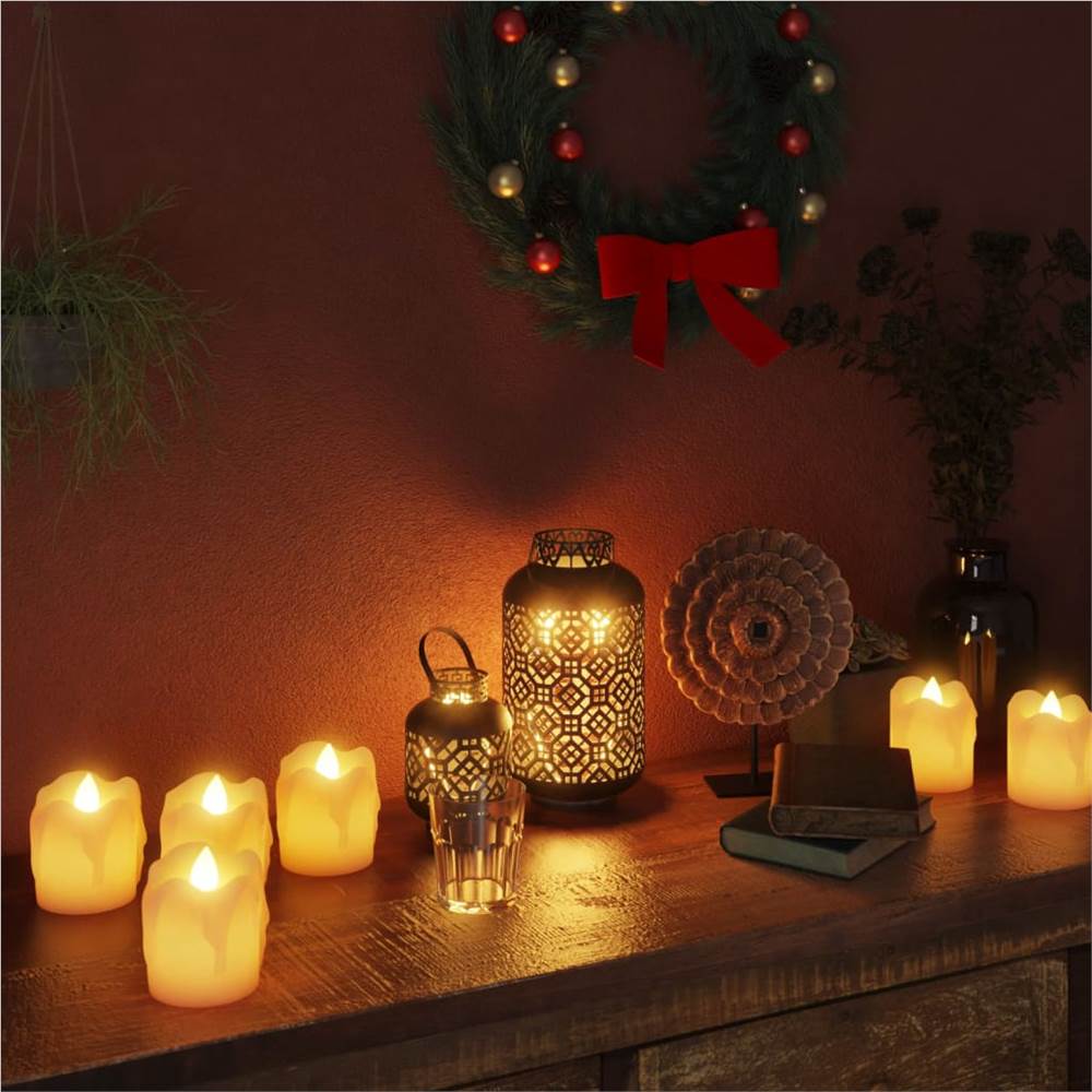 

Flameless Electric Tea Lights LED Candles 50 pcs Warm White