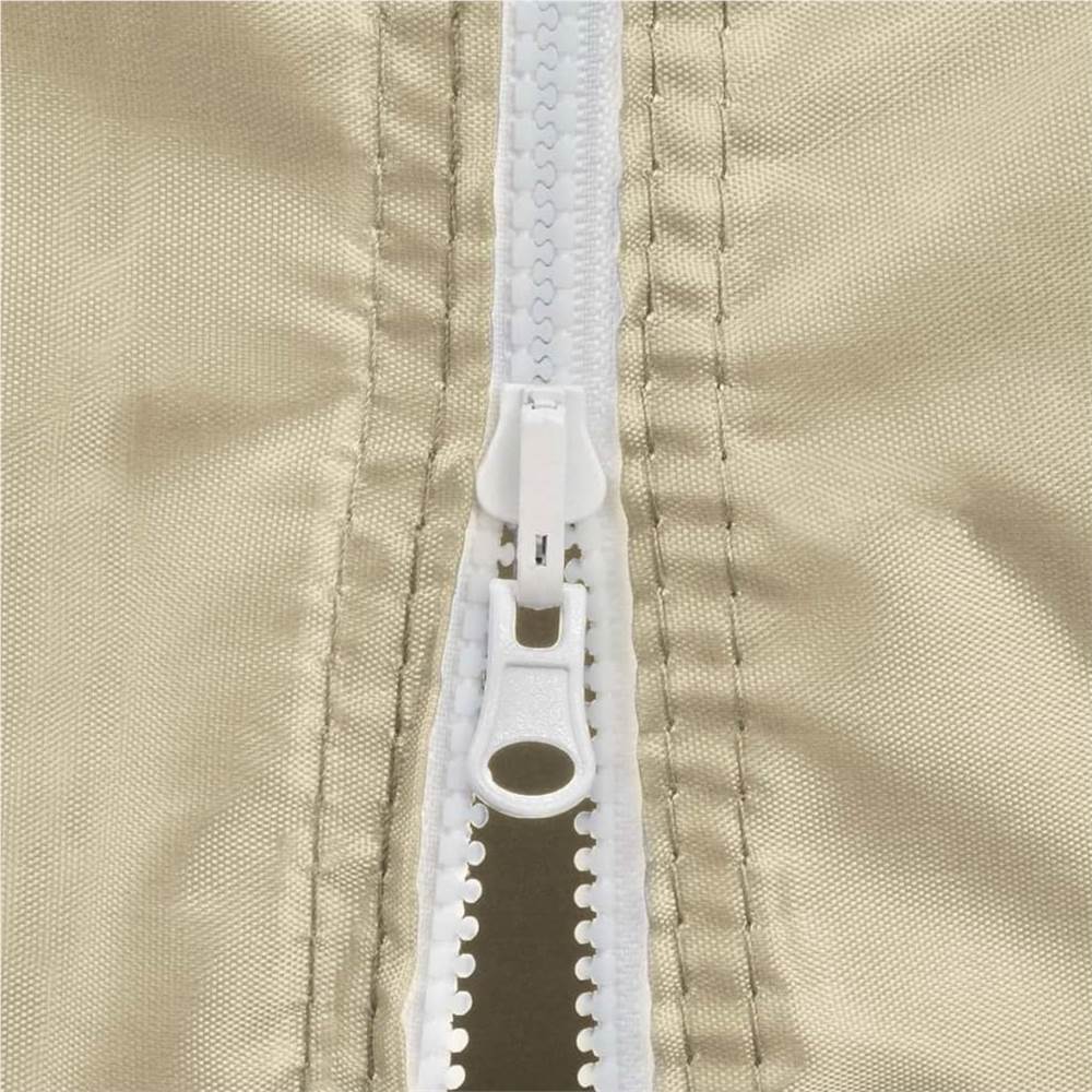 Foldable Tent Pop-Up with 4 Side Walls 3x4.5 m Cream White