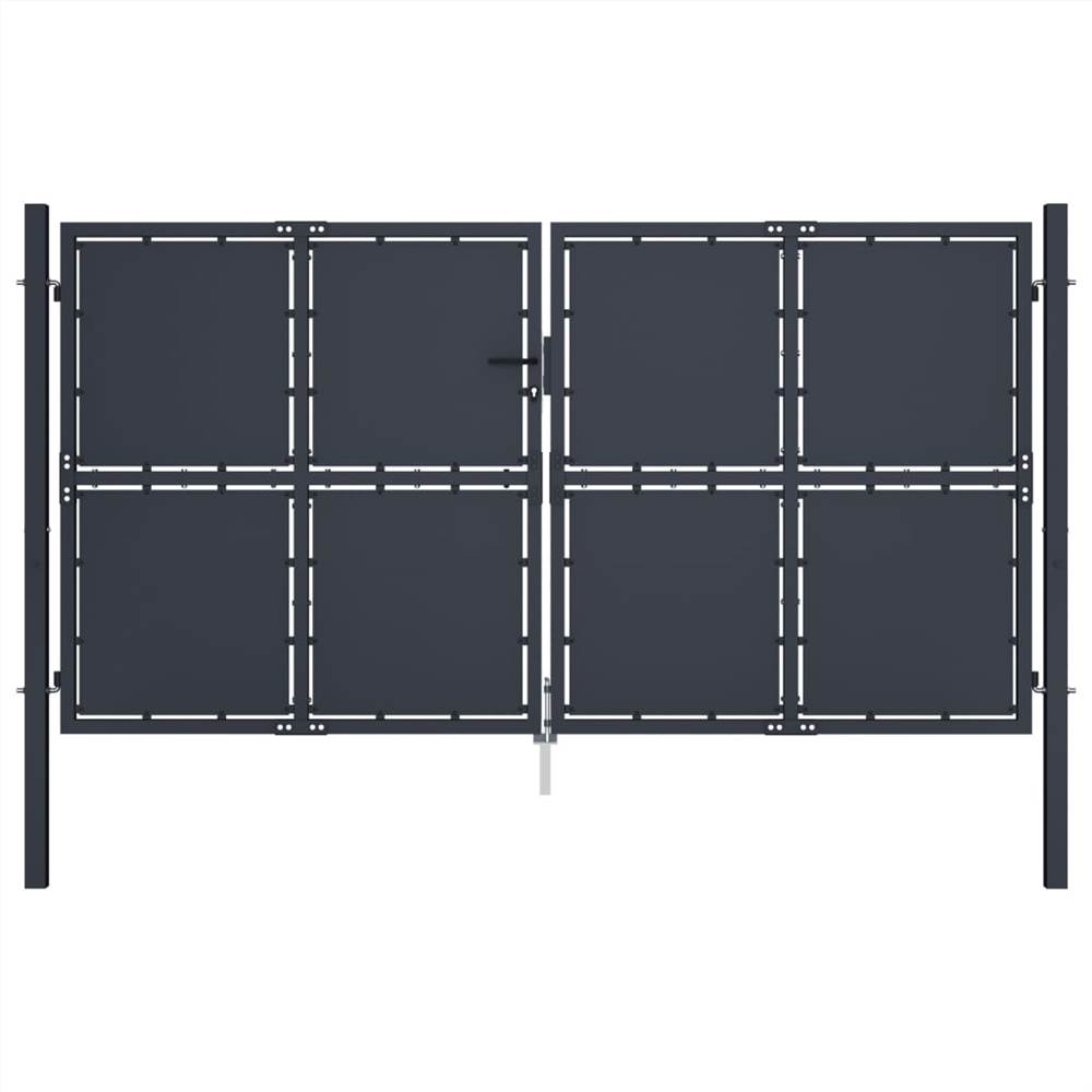 

Garden Gate Steel 300x200 cm Anthracite