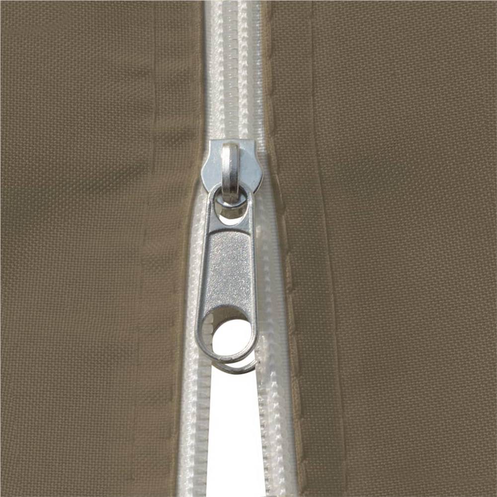 Garden Marquee with Curtains 4x3 m Taupe 180 g/m²