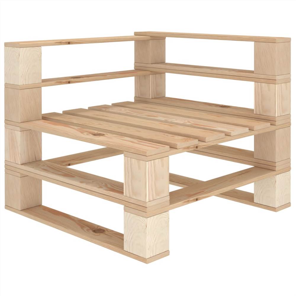 

Garden Pallet Corner Sofa Wood