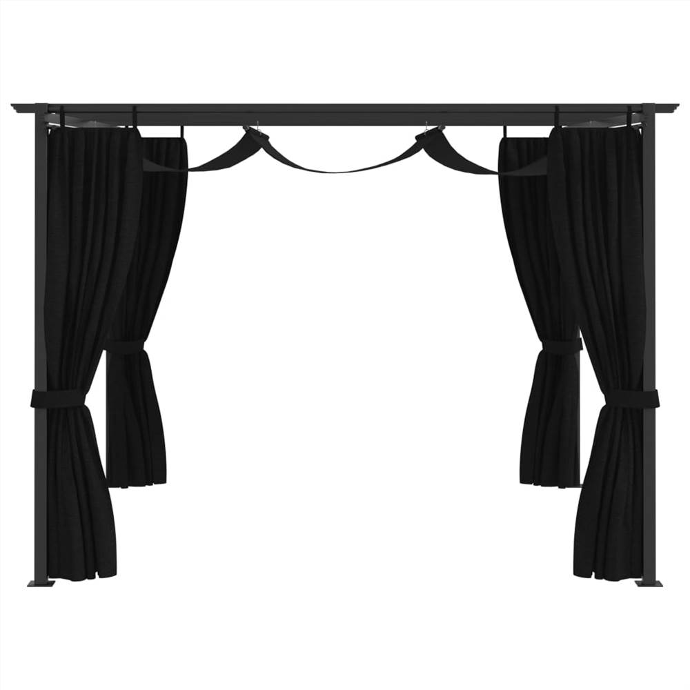 Gazebo 4x3 m Anthracite