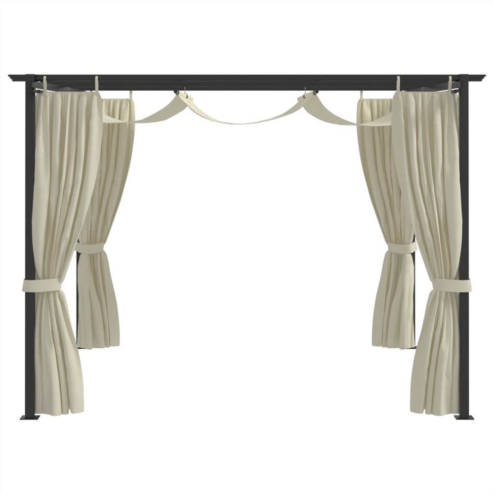 Gazebo 4x3 m Cream
