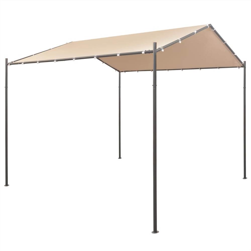 

Gazebo Pavilion Tent Canopy 3x3 m Steel Beige