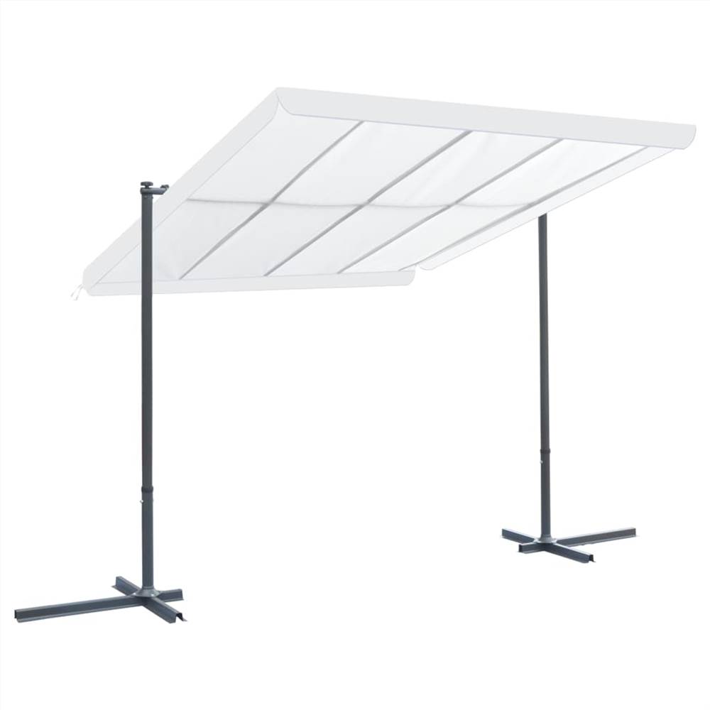

Gazebo with Tiltable Sliding Roof 350x250x225 cm Cream