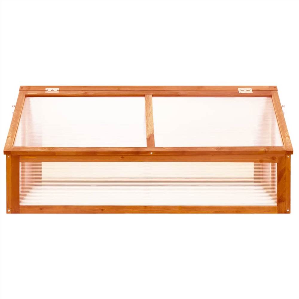 Greenhouse Orange 114x80x50 cm Firwood