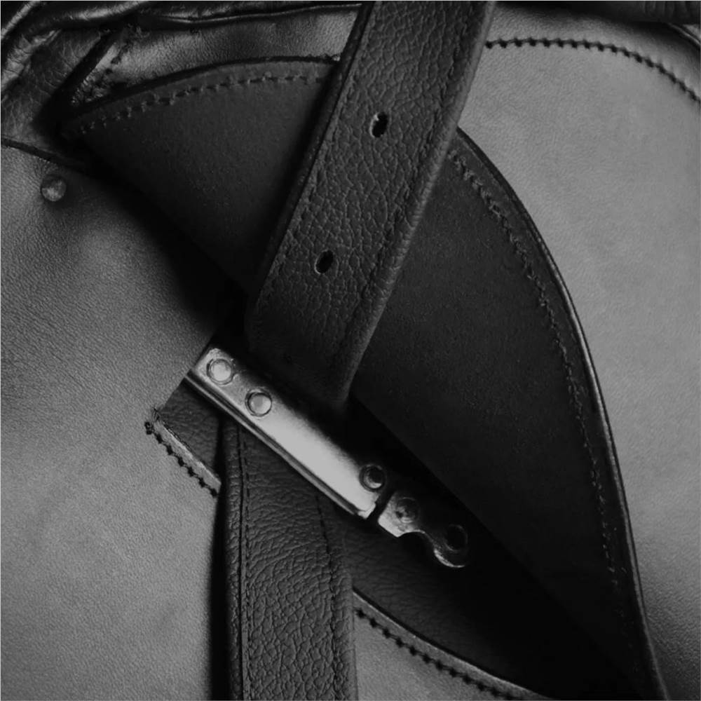 Horse Riding Saddle Set 17,5" Real leather Black 12 cm 5-in-1