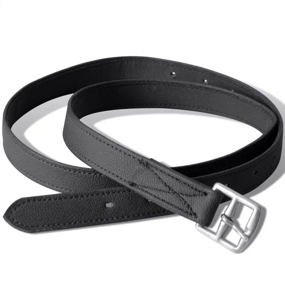 Horse Riding Saddle Set 17,5" Real leather Black 12 cm 5-in-1