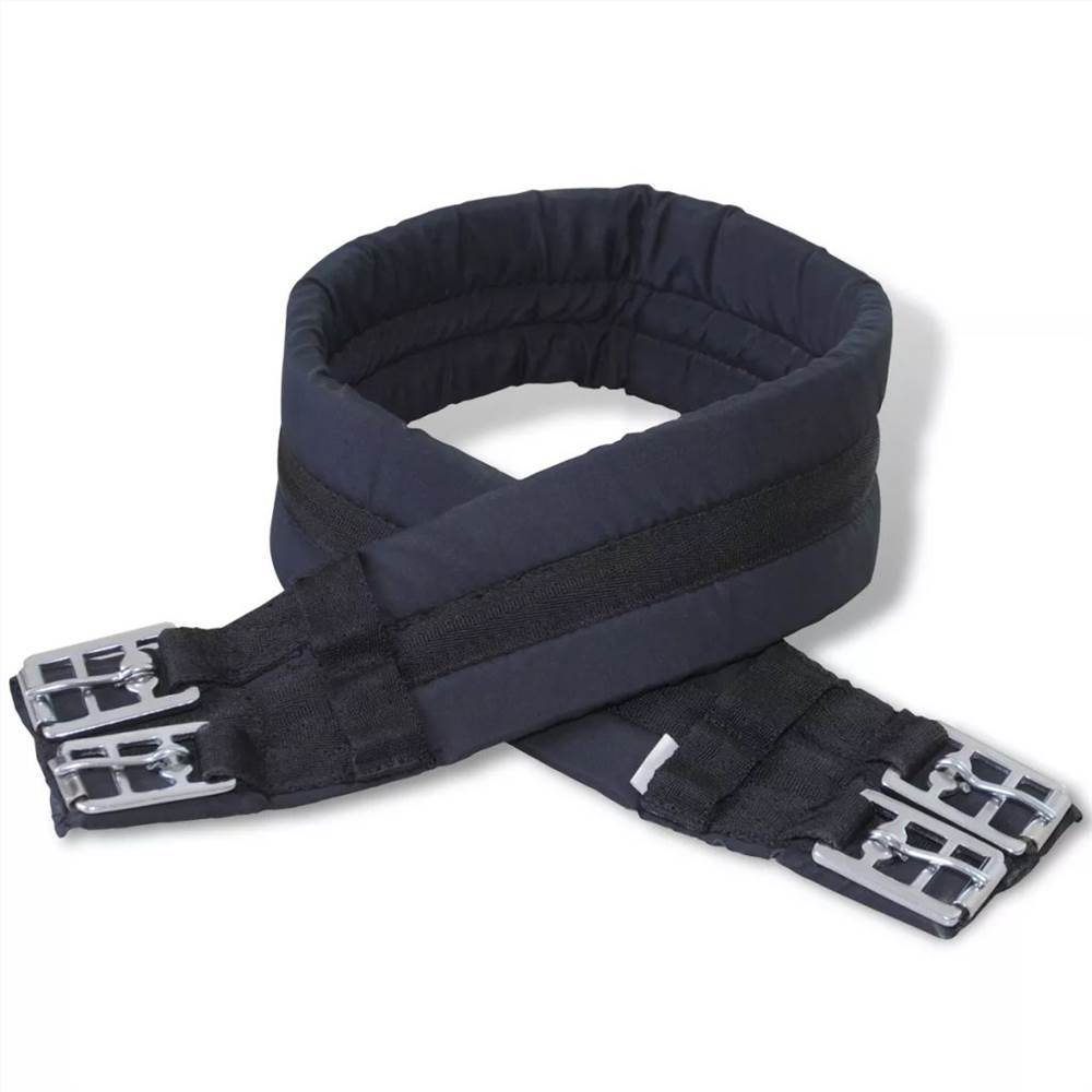 Horse Riding Saddle Set 17,5" Real leather Black 12 cm 5-in-1