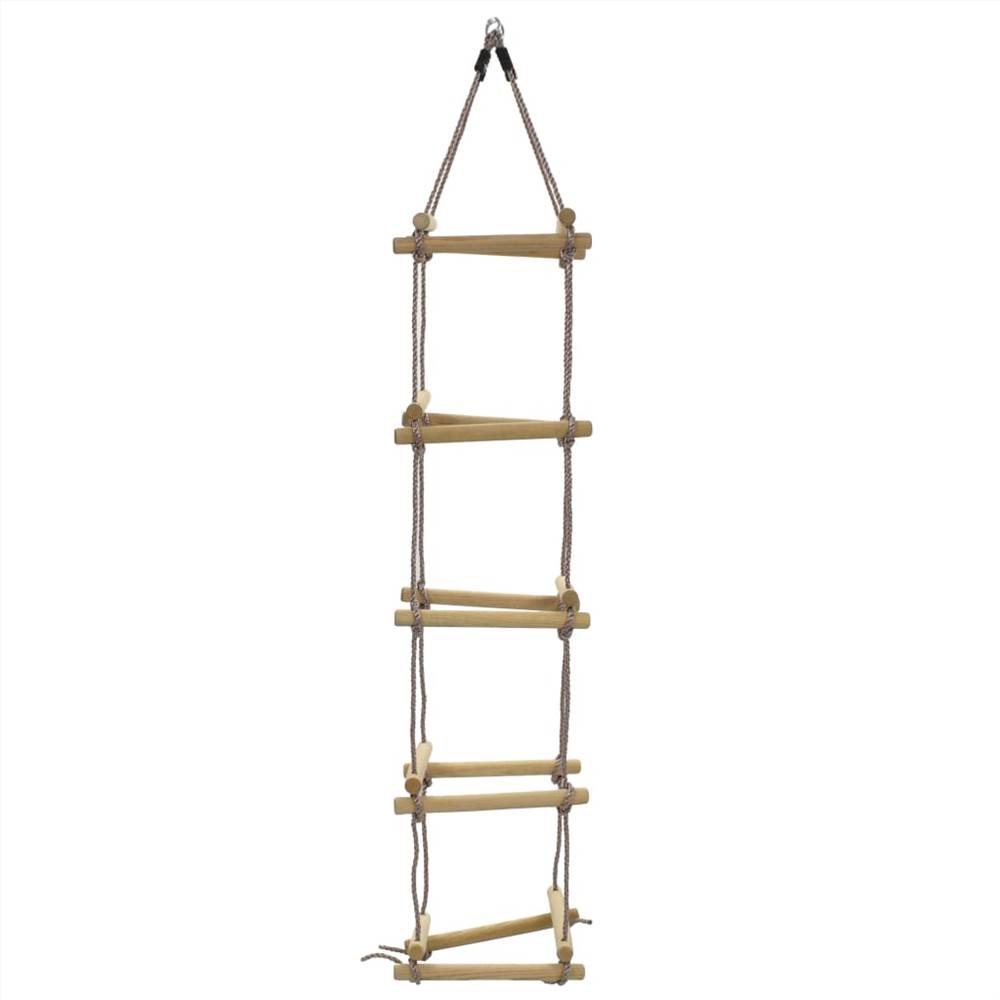 Kids Rope Ladder 200 cm Wood