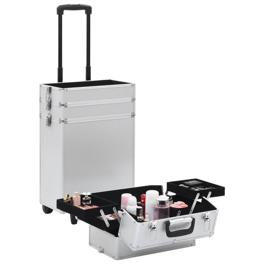 Make-up Trolley Aluminium Silver