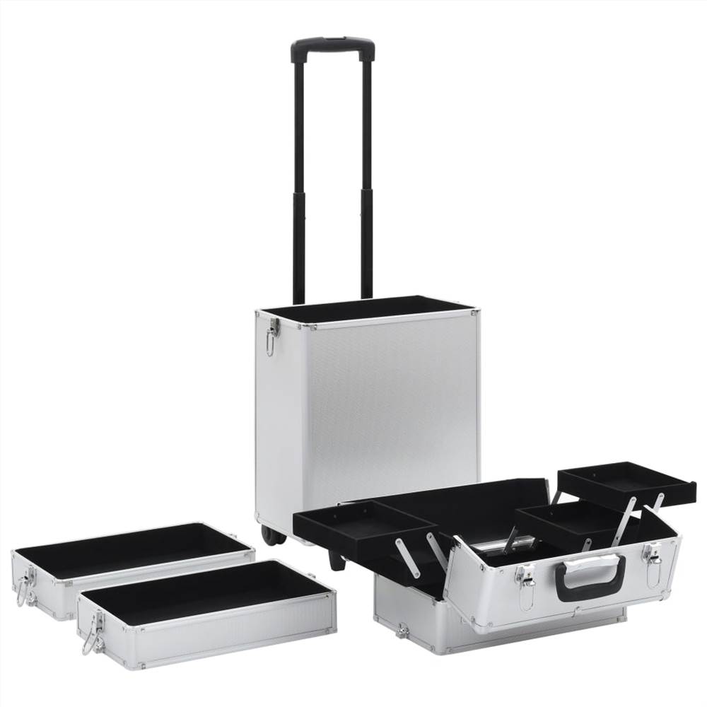 Make-up Trolley Aluminium Silver