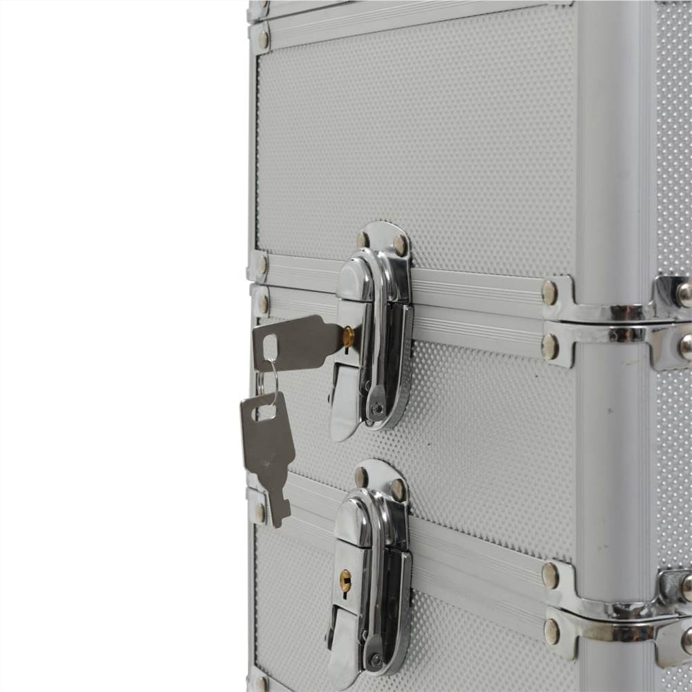 Make-up Trolley Aluminium Silver