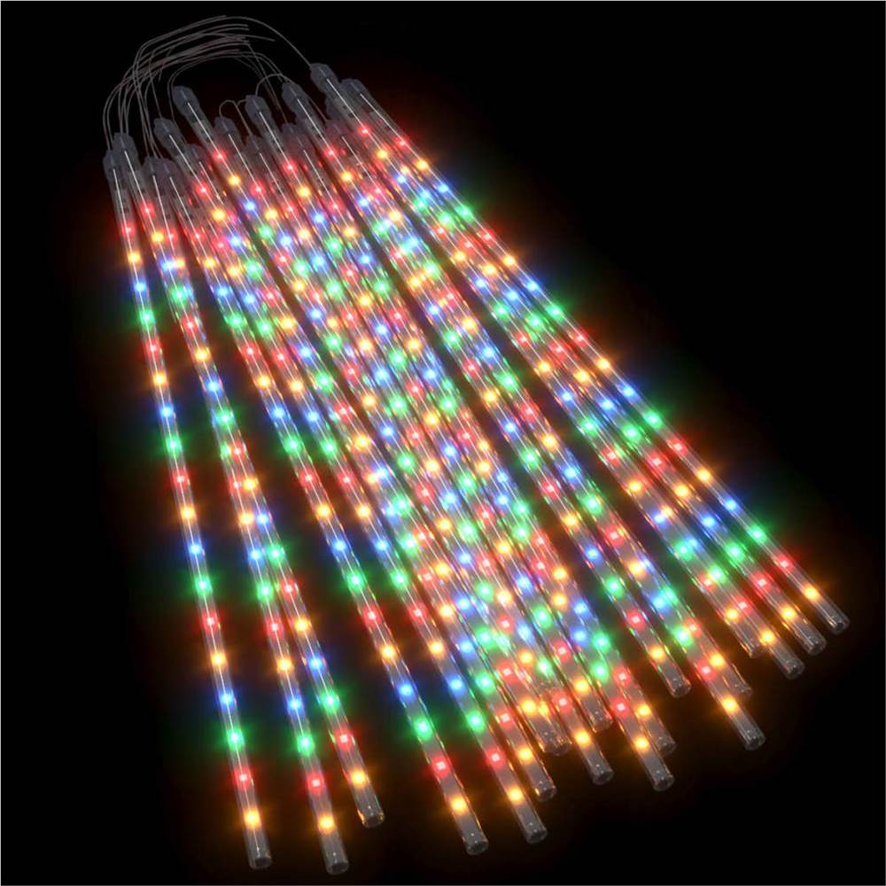 Meteor Lights 20 pcs 50 cm Colourful 720 LEDs Indoor Outdoor