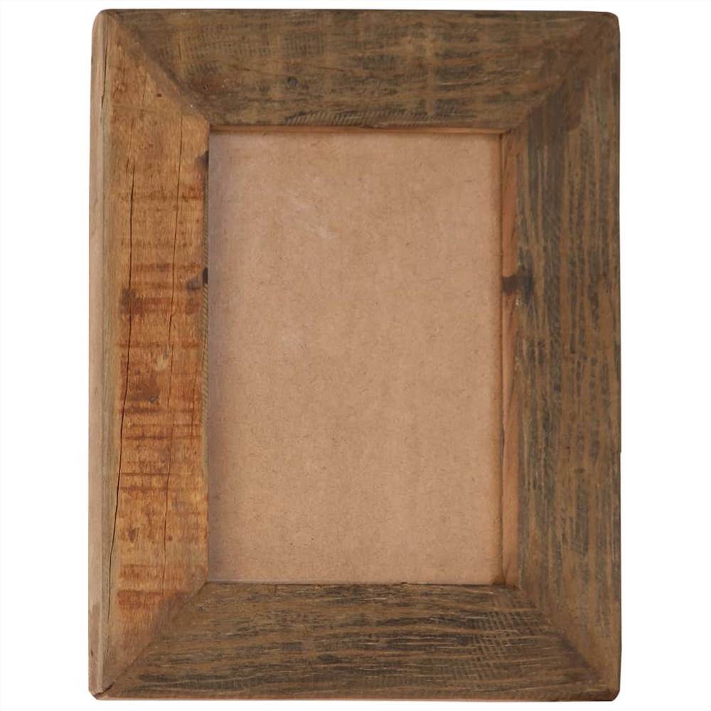 Photo Frames 2 pcs 25x30 cm Solid Reclaimed Wood and Glass