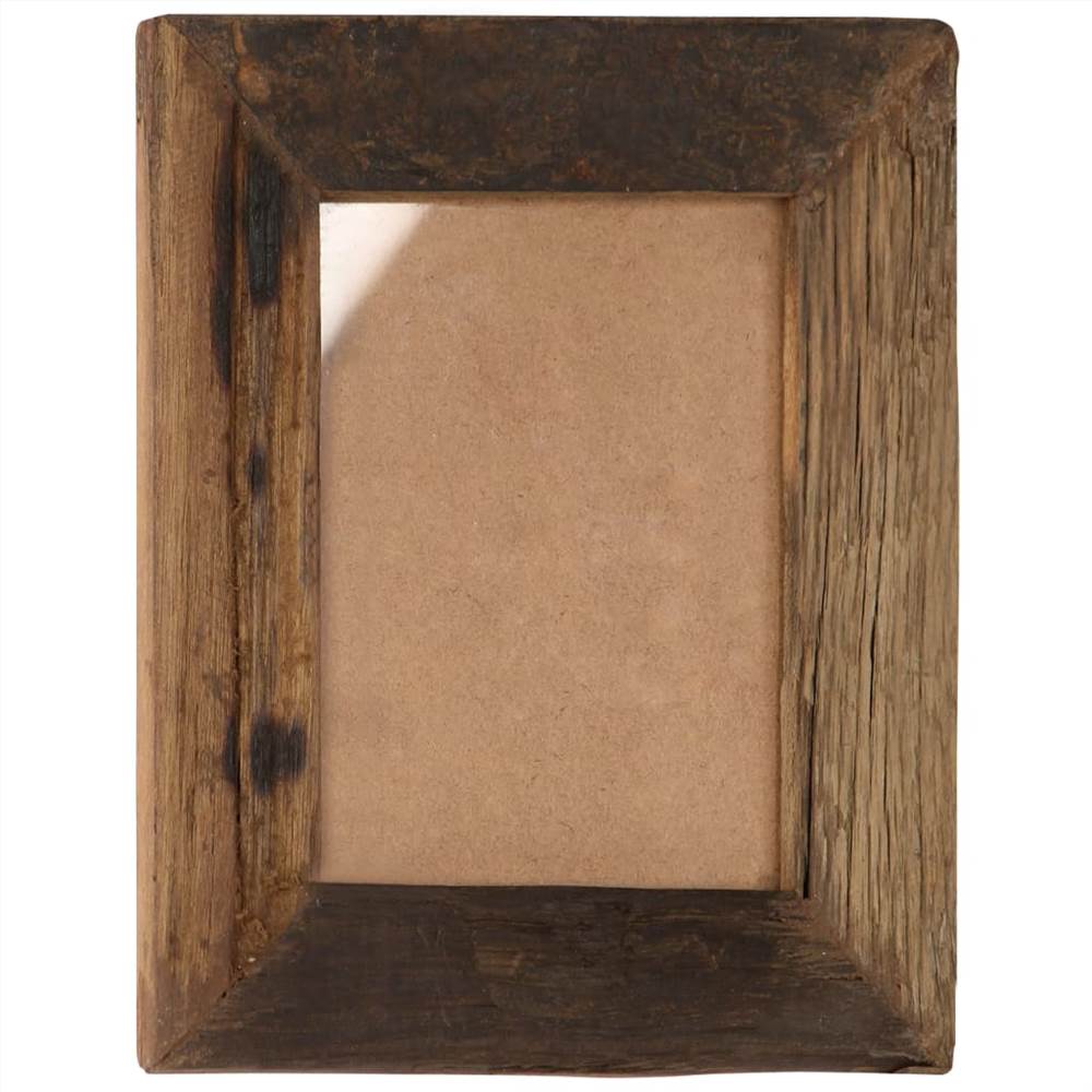 Photo Frames 2 pcs 25x30 cm Solid Reclaimed Wood and Glass