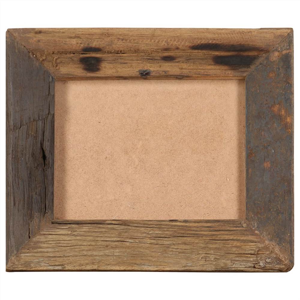 Photo Frames 2 pcs 25x30 cm Solid Reclaimed Wood and Glass
