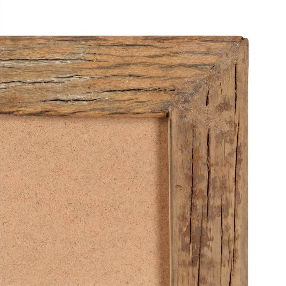 Photo Frames 2 pcs 25x30 cm Solid Reclaimed Wood and Glass