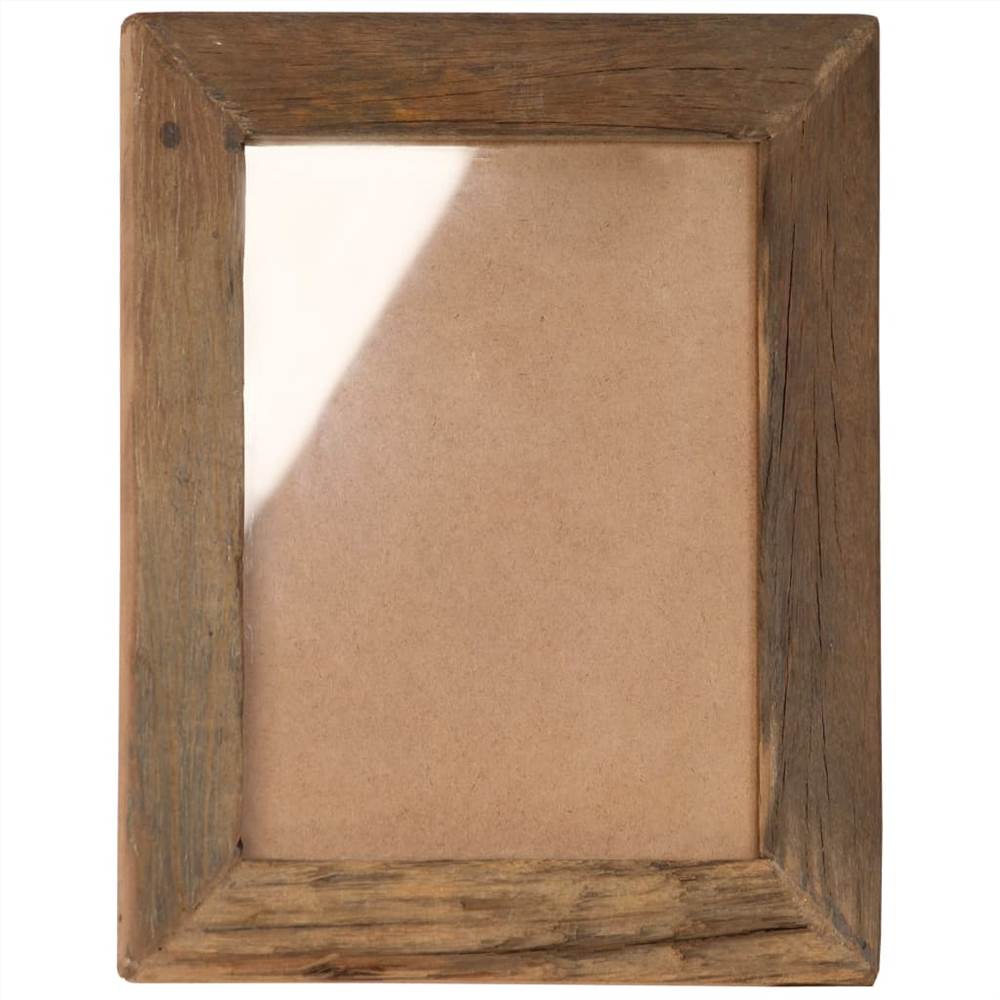 Photo Frames 2 pcs 34x40 cm Solid Reclaimed Wood and Glass