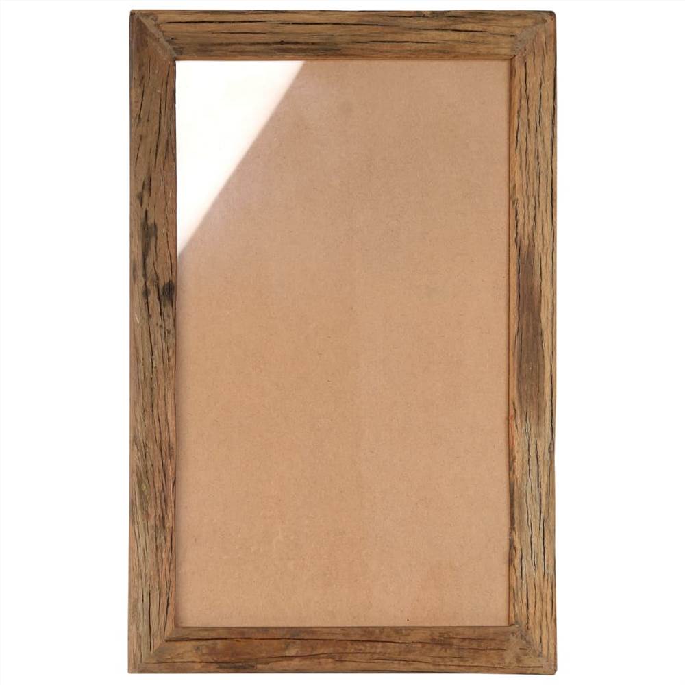 Photo Frames 2 pcs 50x70 cm Solid Reclaimed Wood and Glass