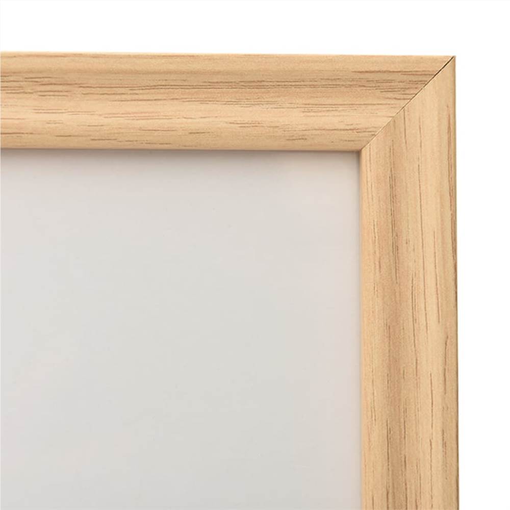Photo Frames Collage 3 pcs for Wall or Table Light Oak 50x50 cm