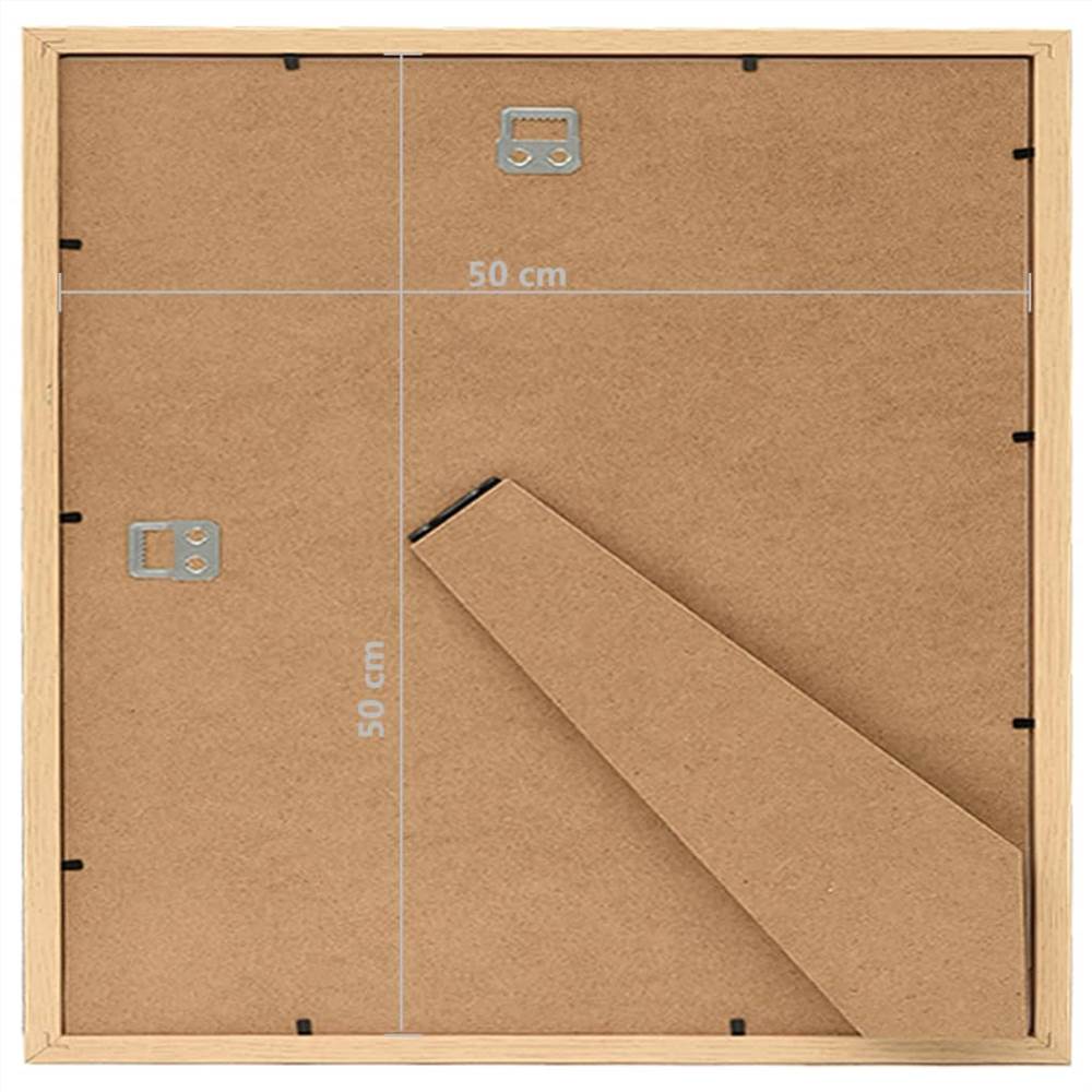 Photo Frames Collage 3 pcs for Wall or Table Light Oak 50x50 cm