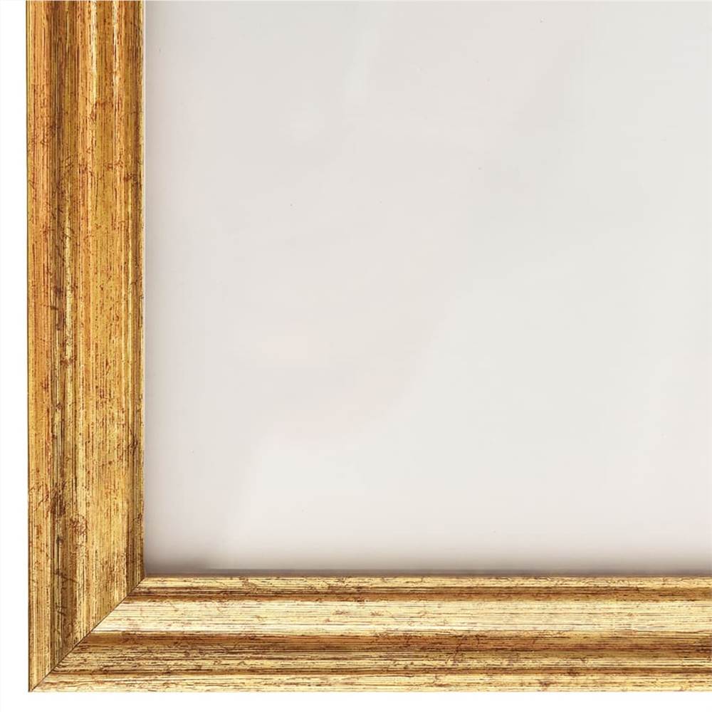 Photo Frames Collage 5 pcs for Wall or Table Gold 40x40 cm MDF