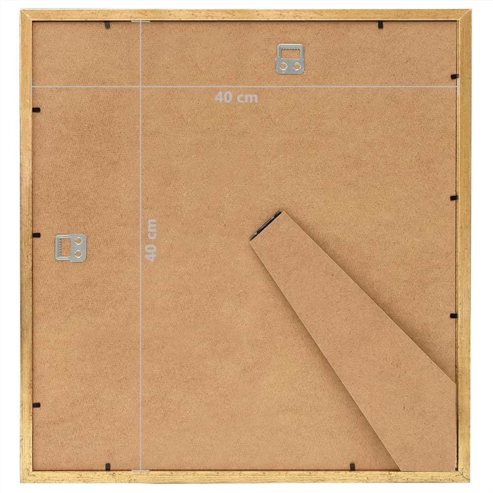 Photo Frames Collage 5 pcs for Wall or Table Gold 40x40 cm MDF