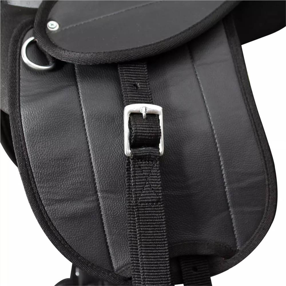 Pony Saddle Set 10" Black 16 Pony Saddle Set 10" Black