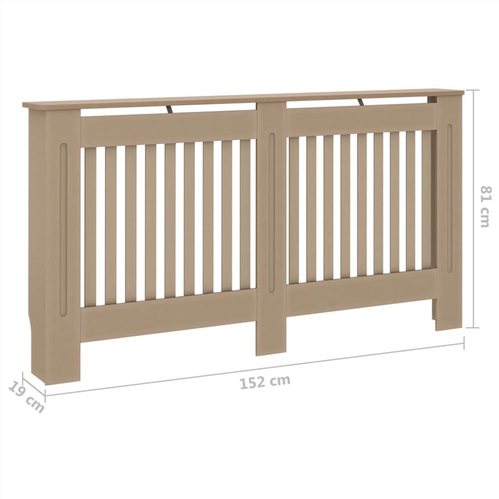 Radiator Cover 152x19x81 cm MDF