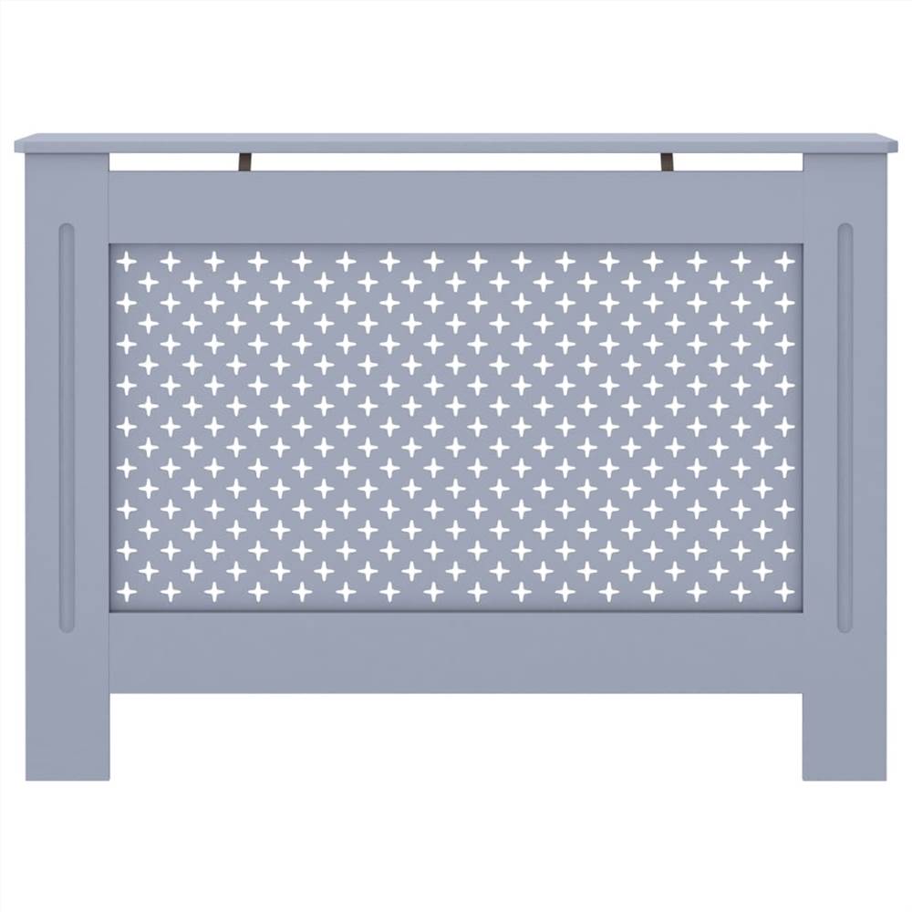 Radiator Cover Anthracite 112x19x81 cm MDF