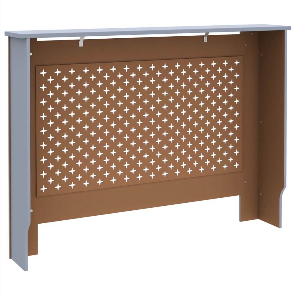 Radiator Cover Anthracite 112x19x81 cm MDF