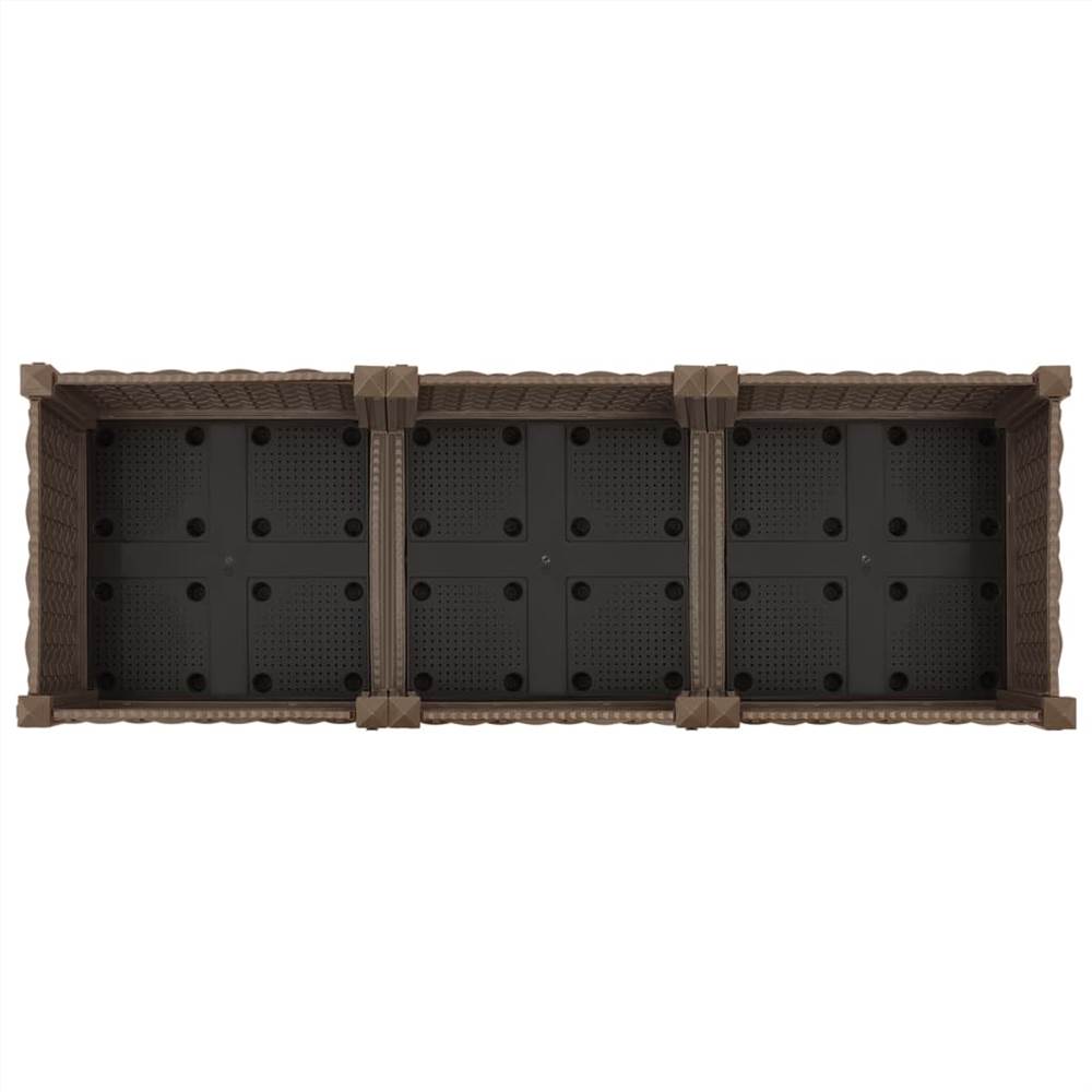 Raised Bed 120x40x23 cm Polypropylene