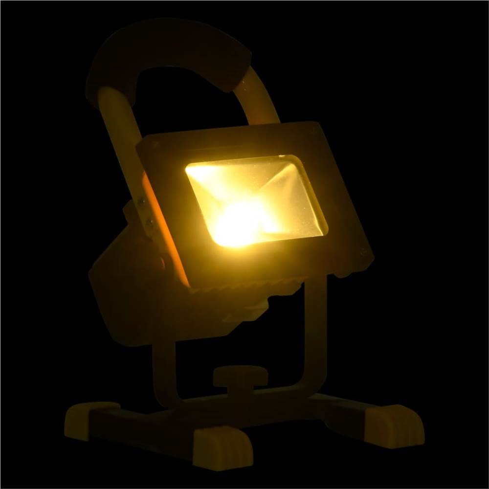 Rechargeable LED Spotlight with Handle 10 W Warm White