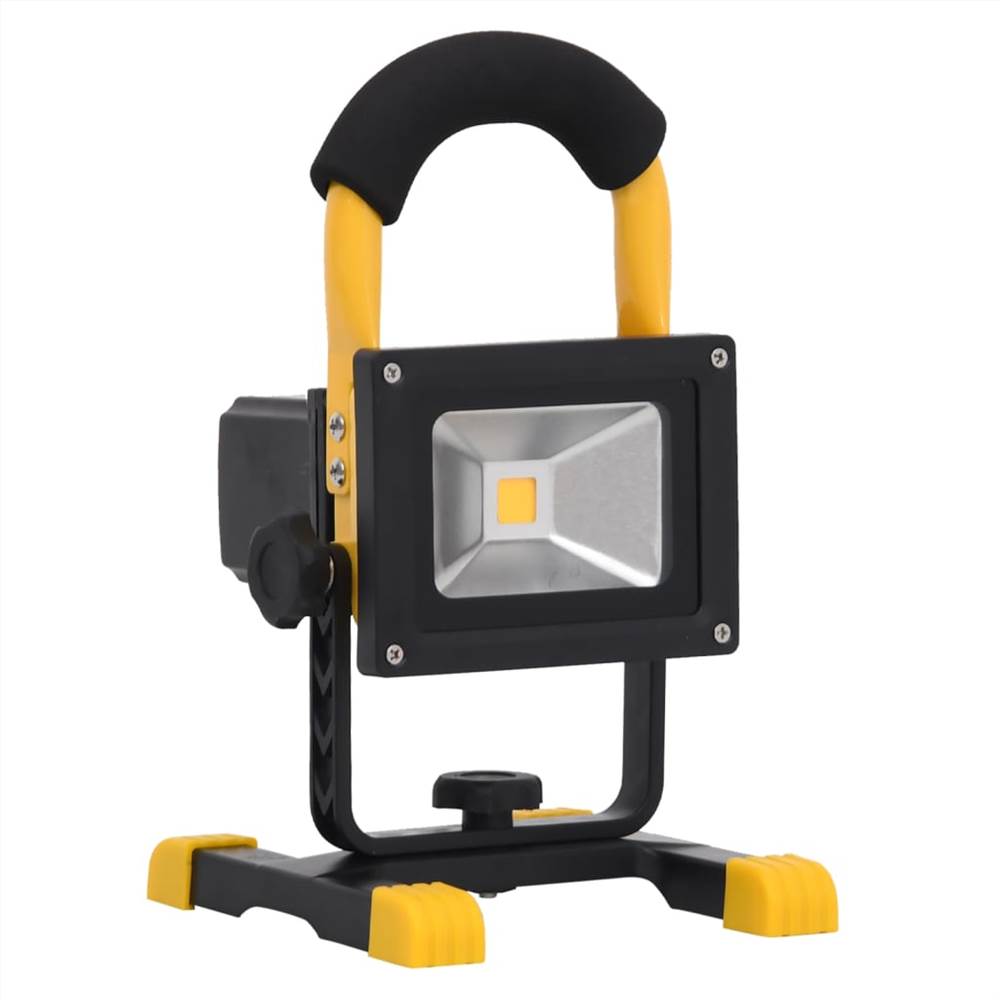 Rechargeable LED Spotlight with Handle 10 W Warm White