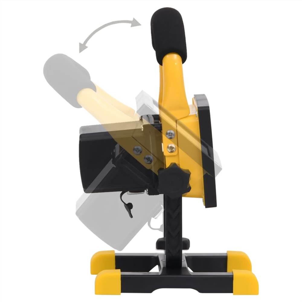 Rechargeable LED Spotlight with Handle 10 W Warm White