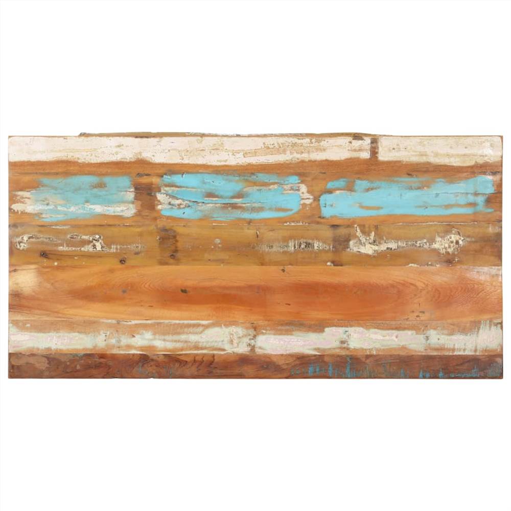 Rectangular Table Top 60x100 cm 25-27 mm Solid Reclaimed Wood