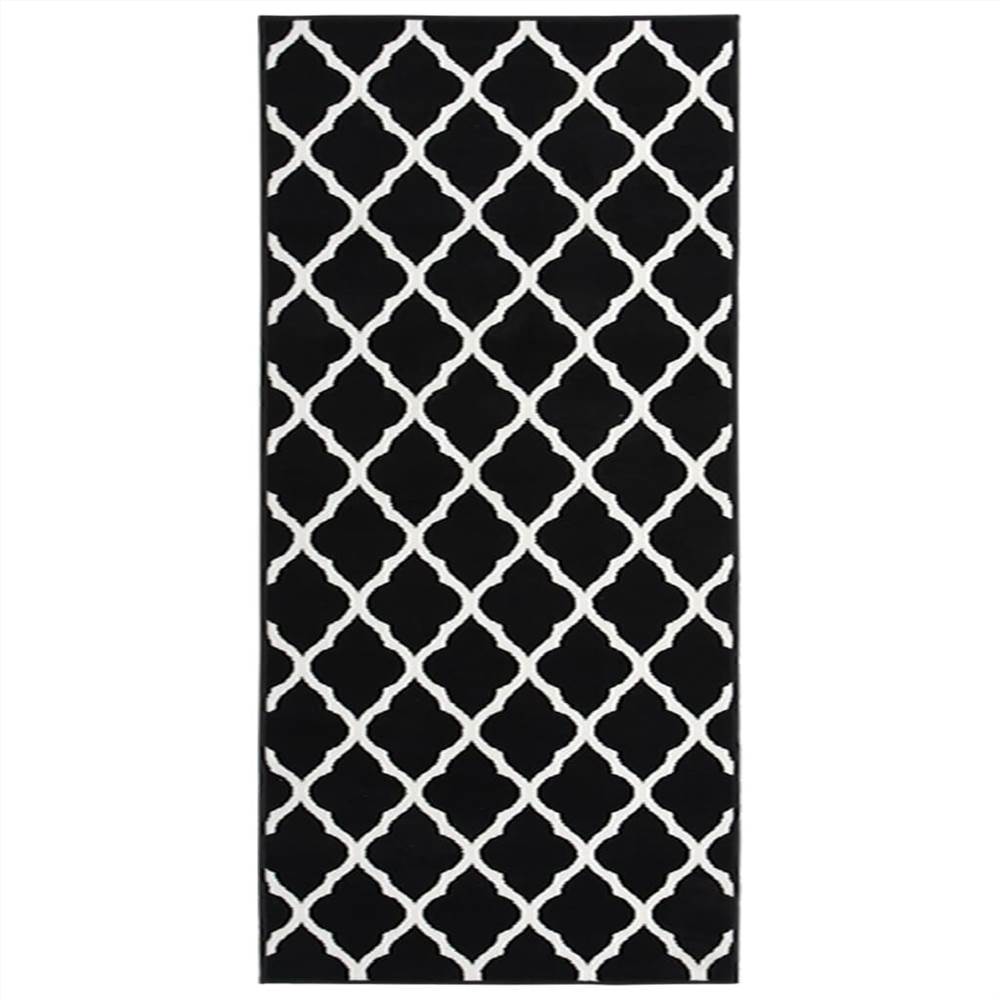 

Runner Rug BCF Black and White 100x250 cm